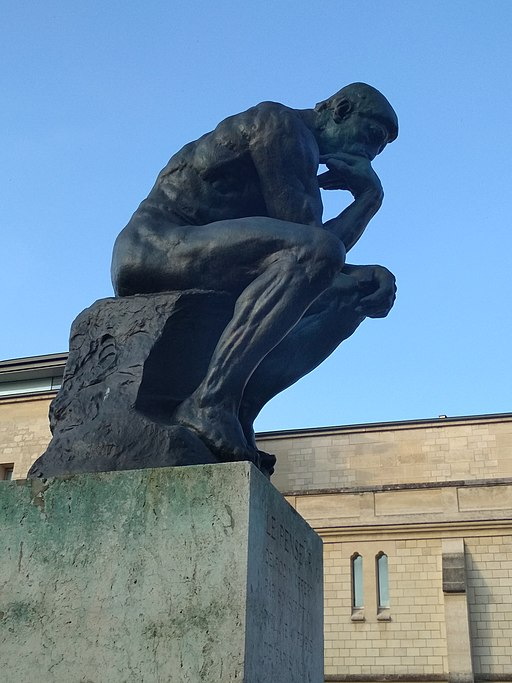 Figure: Le Penseur by Auguste Rodin, in the Rodin museum in Paris. Credit: נטע, Wikimedia Commons.
