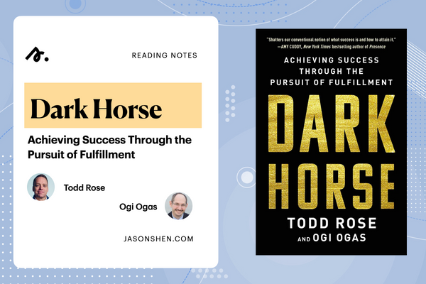 Dark Horse: Achieving Success through the Pursuit of Fulfillment